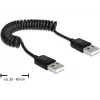 Cavo USB DeLOCK 83239 USB 2.0 0,6 m nero