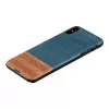 Custodia per smartphone man and wood per iPhone XS Max — Denim nero