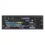 Logickeyboard ASTRA 2 tastiera DaVinci Resolve per Mac, formato standard, cablata USB, meccanismo a forbice, QWERTZ tedesco, nera