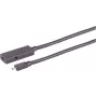 Cavo USB S/CONN 13-49045 USB 3.2 Gen 2 3 m USB C nero