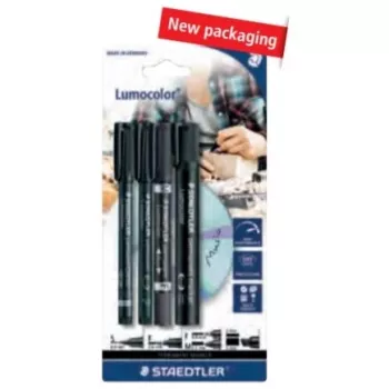 Pennarello indelebile Staedtler 60 BK nero 4 pezzi