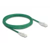 Cavo di rete DeLOCK RJ45 Cat.6A maschio a maschio 3 m verde