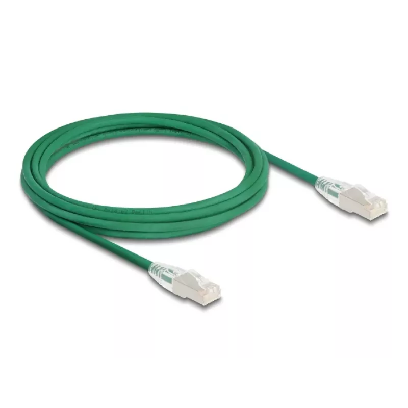 Cavo di rete DeLOCK RJ45 Cat.6A maschio a maschio 3 m verde