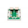 Presa di rete da parete Extralink EX.9649 — 2x RJ45 Cat5e STP