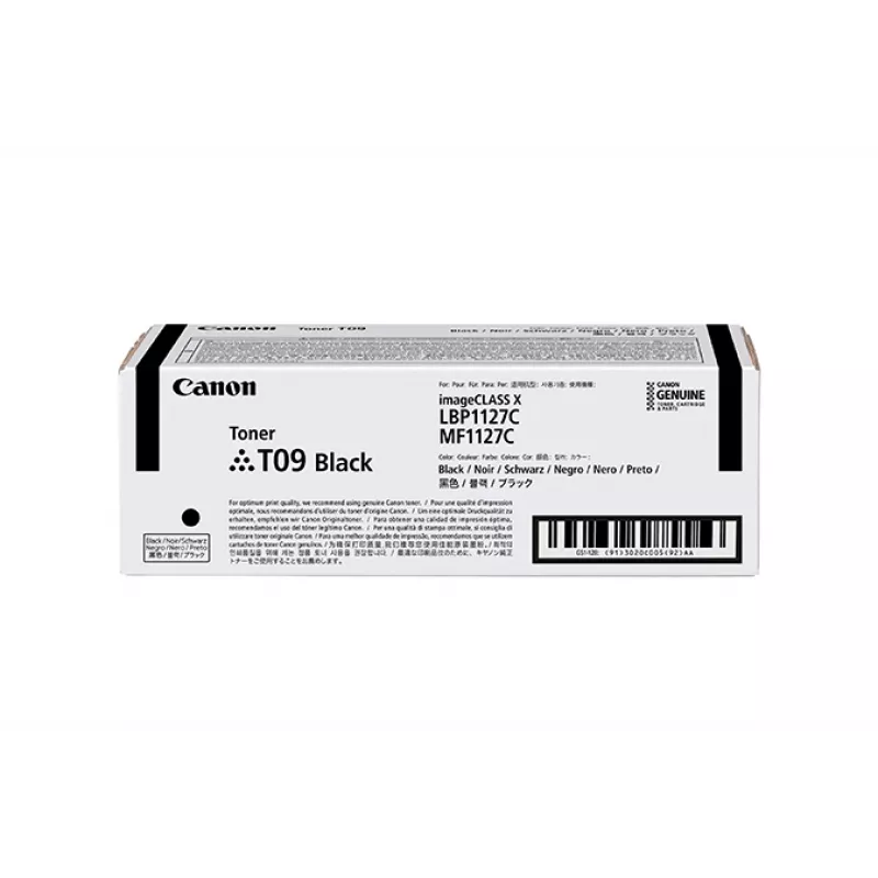 Canon TONER T09 BK cartuccia toner 1 pz. originale nero
