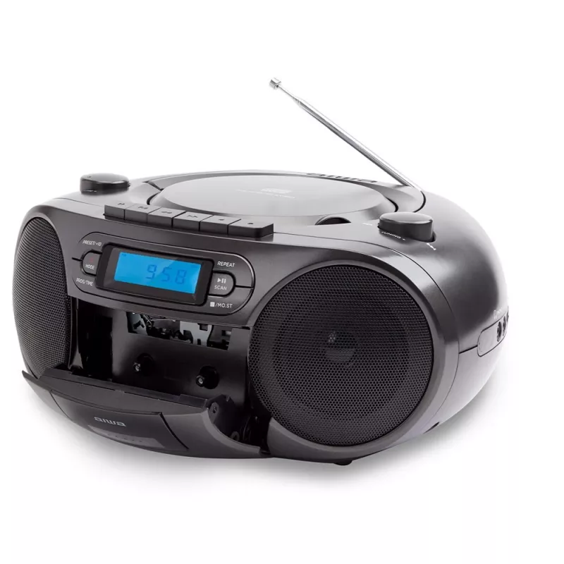 Sistema stereo portatile Aiwa BBTC-550BK Digital 6 W FM PLL nero