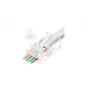 Lanview LVN125306 Connettore per cavo RJ45, trasparente