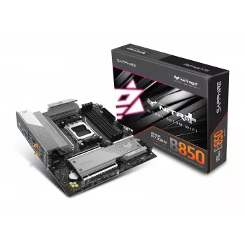 Scheda madre Sapphire NITRO+ B850M WIFI — AMD B850, socket AM5, micro ATX, DDR5, 4x DIMM, Wi-Fi 6, LAN 2,5Gb, 2x M.2