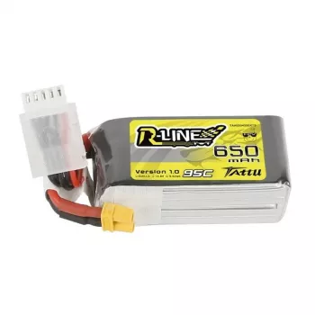 Batteria Tattu R-Line 650mAh 14,8V 95C 4S1P XT30