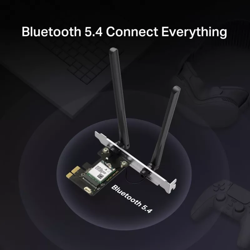 Mercusys MA70XE AX1800 Wi-Fi 6 Bluetooth adattatore PCI Express, dual band