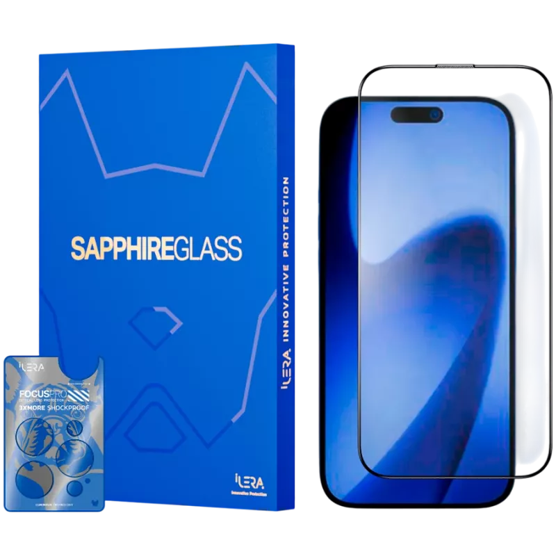 iLera Sapphire Ultra Glass 2.0 per iPhone 17 Pro Max