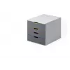 Unità a cassetti Durable VARICOLOR grigio plastica 4 cassetti