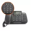 Gigaset DL380 telefono con filo, nero