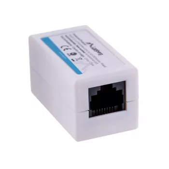 Adattatore di genere LANBERG RJ-45 a RJ-45, femmina–femmina, U/UTP Cat5e, bianco