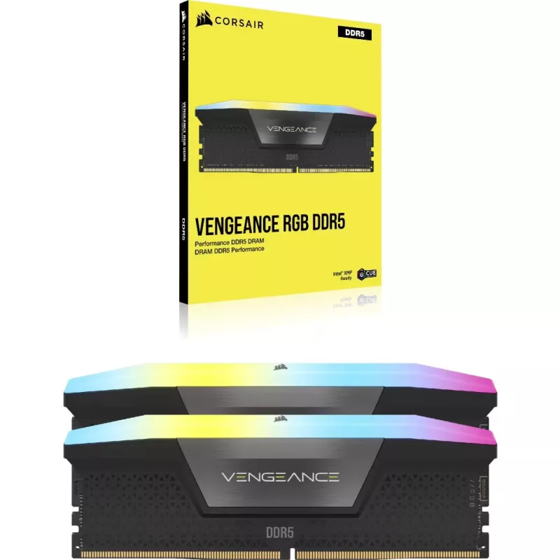 DIMM 48 GB DDR5-6400 (2x 24 GB) Dual-Kit (nero, CMK48GX5M2B6400C36, Vengeance, INTEL XMP)