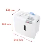 HSM shredstar X8 distruggidocumenti, 4,5 x 30 mm + meccanismo di taglio CD separato