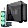 Lian Li O11 Vision Compact + TRYX PANORAMA ARGB raffreddamento a liquido completo - nero, 360 mm