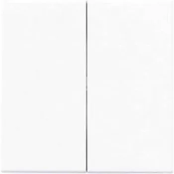 Placca per interruttore a parete JUNG A 595 WW bianco – placca singola, versione bianca