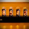 Orologio da tavolo Lamptron DC601 IPS nero — orologio digitale da tavolo con display IPS