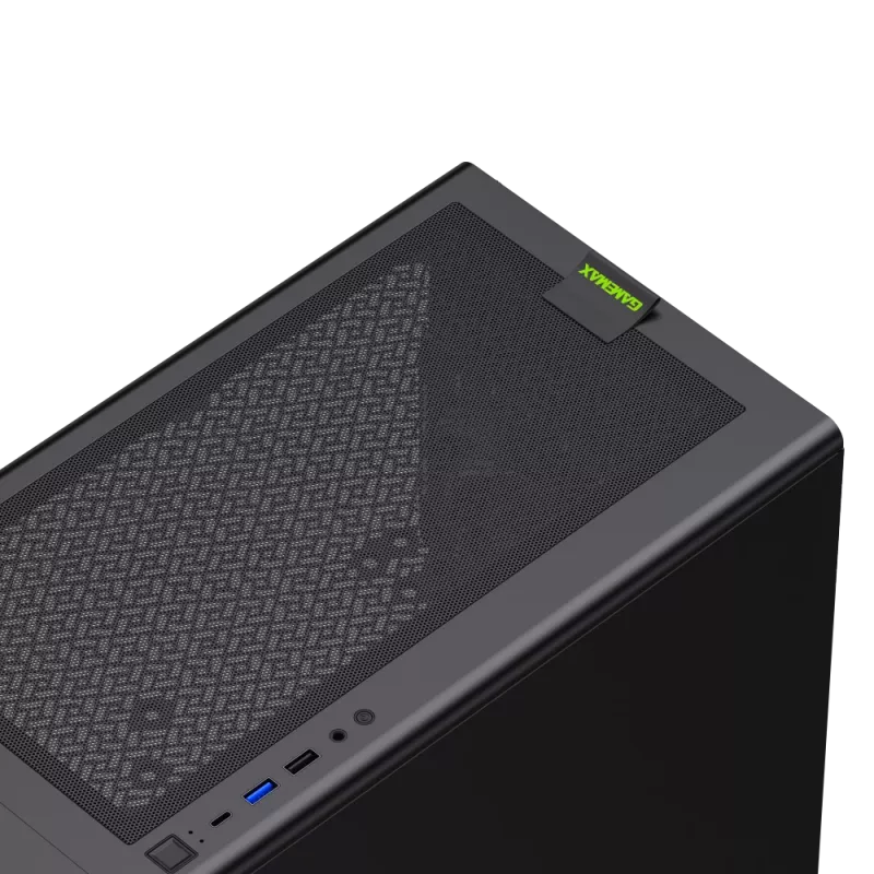 Case Gamemax | AERIS 330 MB | nero | Mini-Tower | alimentatore non incluso