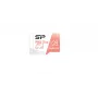 Scheda MicroSDXC Silicon Power Superior 128GB UHS‑I Class 10 U3 V30, 100/80 MB/s, bianco/pesca