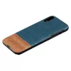Custodia per smartphone man and wood per iPhone XR – Denim nero custodia protettiva