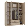 Armadio Topeshop ROMANA 160 SON 11 ripiani 4 ante rovere