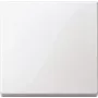 Placca a parete / coprifrutto Merten 432125, bianco, termoplastica