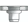 Rivetto cieco a inserto filettato GESIPA M6x9x18 per spessore lamiera 3,0–5,5 mm, confezione da 250 pz.