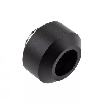 Raccordo per tubi rigidi OPTIMUS 12 mm, nero – raccordo singolo a ghiera per tubi rigidi