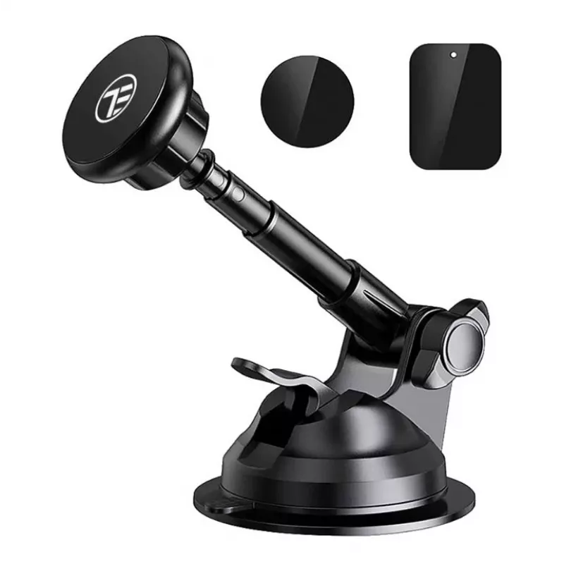 Supporto per cellulare Tellur MUM Magnetic ventosa regolabile nero — supporto magnetico regolabile per cellulare