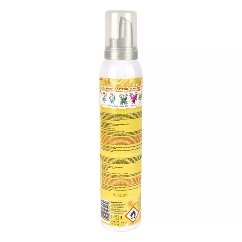 Gioco schiuma da bagno Tuban TUBI FOAM giallo 200 ml