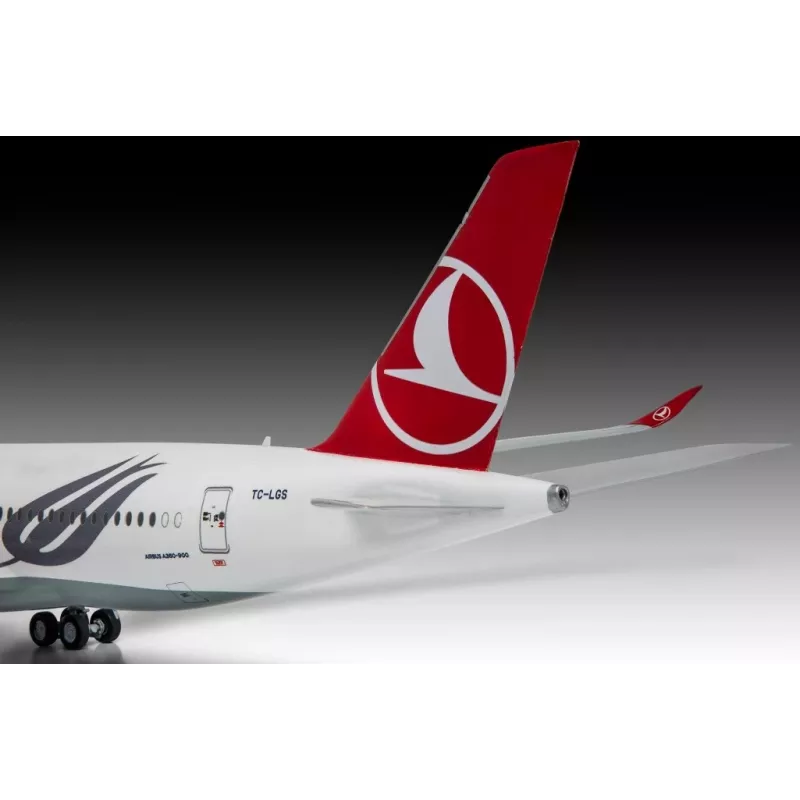 Modellino aereo in plastica REVELL Airbus A350-900 Turkish Airlines scala 1/144