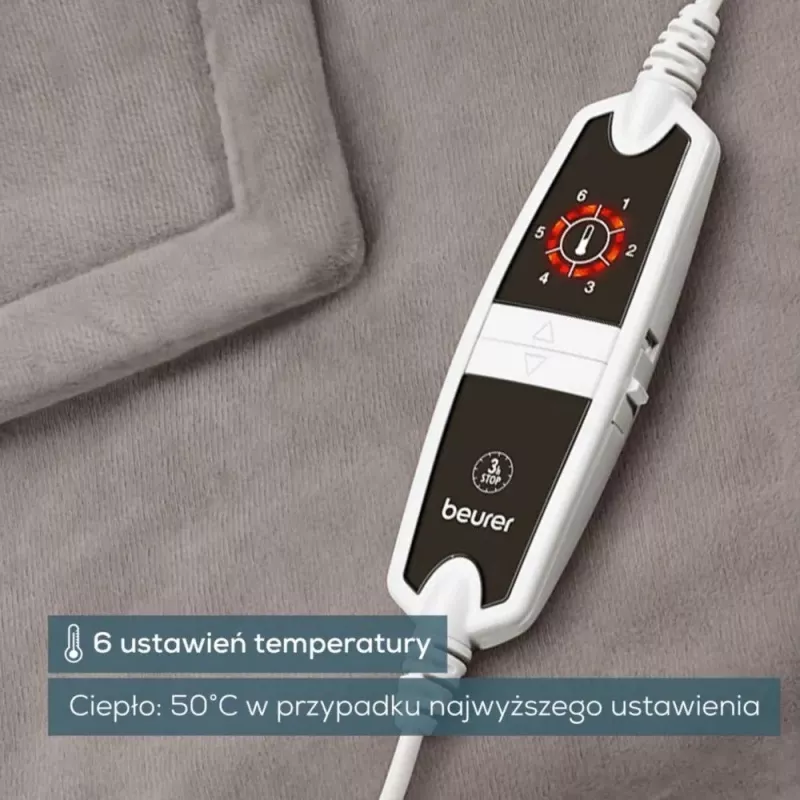 Coperta termica Beurer HD 150 XXL Cosy tortora