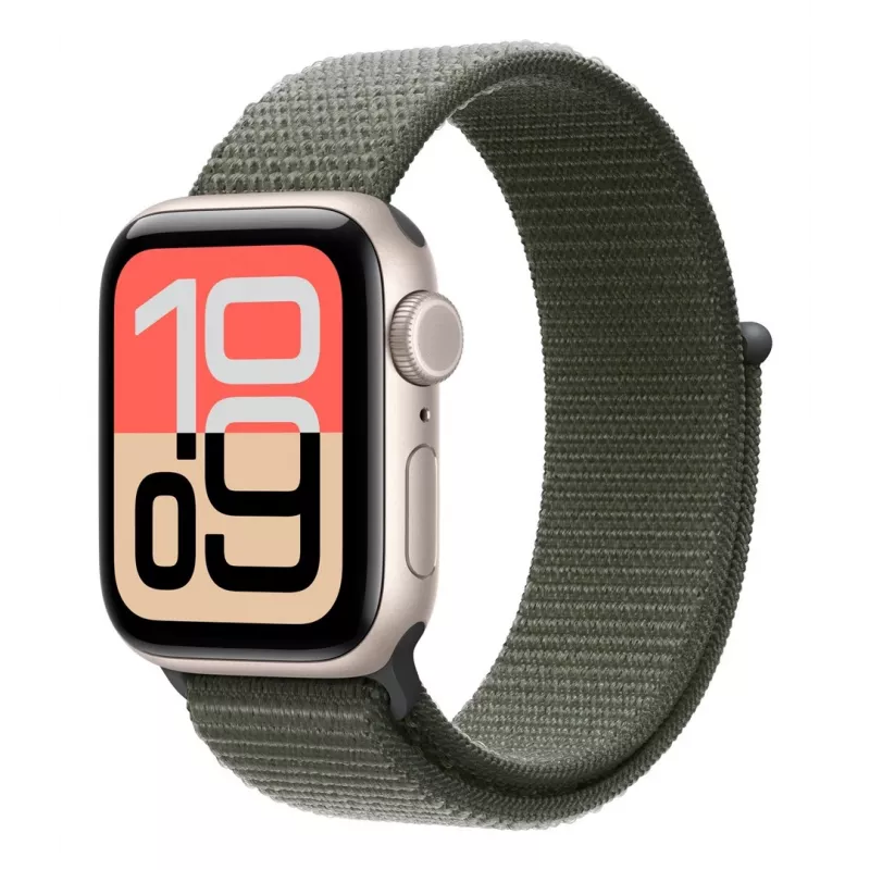 Cinturino Apple MFF74ZM/A verde nylon compatibile con smartwatch