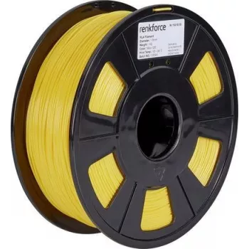 Materiale per stampa 3D Renkforce RF-4511202 acido polilattico (PLA) giallo 1 kg (RF-4511202)