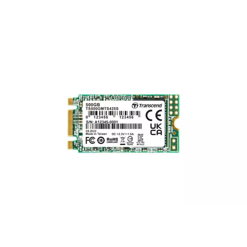 Unità SSD Transcend 500 GB M.2 Serial ATA III TS500GMTS425S