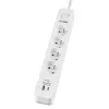 Ciabatta con protezione da sovratensione PROTECT 4PL 1A1C USB T/LZ12-PRO015/1000
