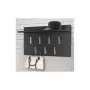 Appendiabiti da parete Top E Shop WIESZAK 2F CZERŃ MAT — truciolare, 7 ganci, 700×200×400 mm, nero