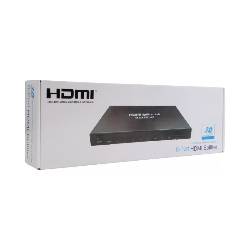 Sbox HDMI-8-V2 Splitter HDMI 1x8 4K@30 Hz