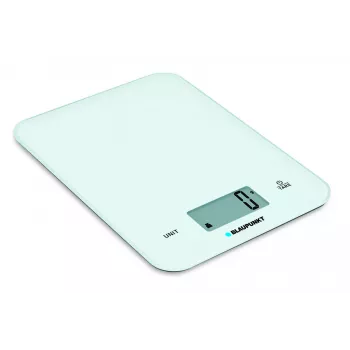 Bilancia da cucina BLAUPUNKT FKS401 — bianca, max. 10 kg, precisione 1 g, comandi touch