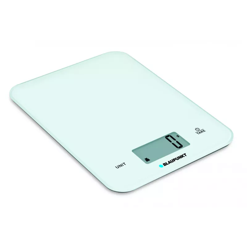 Bilancia da cucina BLAUPUNKT FKS401 — bianca, max. 10 kg, precisione 1 g, comandi touch