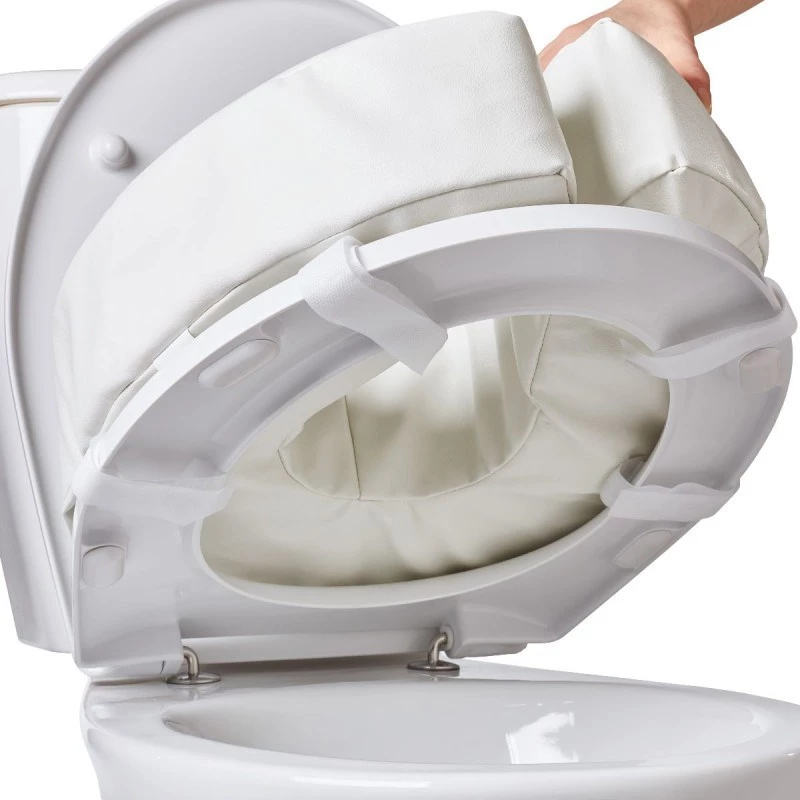 Sedile WC rialzato morbido, 5 cm
