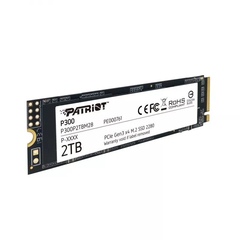 SSD Patriot Memory 2 TB M.2 PCI Express 3.0 NVMe P300