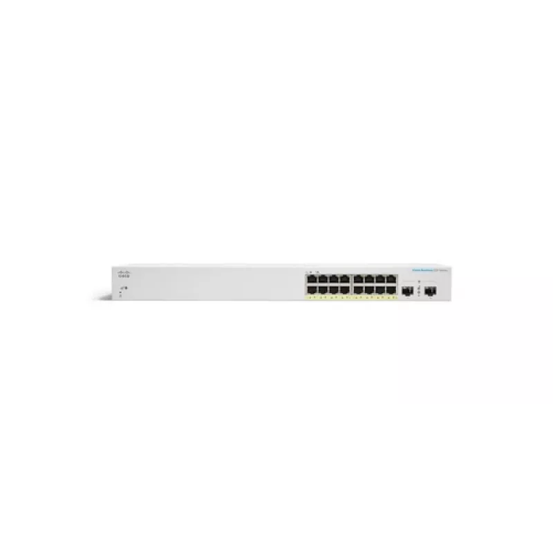 CISCO Business Switching CBS220 Smart 16 porte Gigabit 2x1G uplink SFP