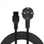 Savio CL-158 cavo di alimentazione IEC C5 con spina C/E/F, 3 m, nero