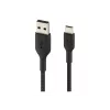 Cavo intrecciato USB-C a USB-A 3m nero