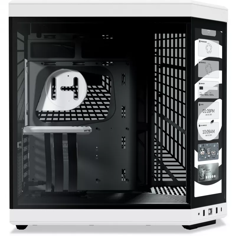 HYTE Y70 Touch Infinite Midi Tower nero, bianco