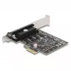 DeLOCK 66324 Adattatore interno RS-232 VGA PCIe connettore femmina nero