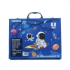 Set da pittura artistico Extralink Blue Astronaut — 88 pezzi (colori, pennelli, accessori)